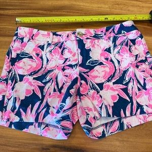 Lilly Pulitzer shorts Flamingo print 6